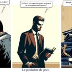 les points de vue des parties prenantes. L'auteur croit qu'il n'y a pas d'argent pour l'adaptation d'imaginaire, le publisher de jeux pense que l'auteur va craindre la dénaturation de son oeuvre, l'éditeur de livre n'a pas le temps